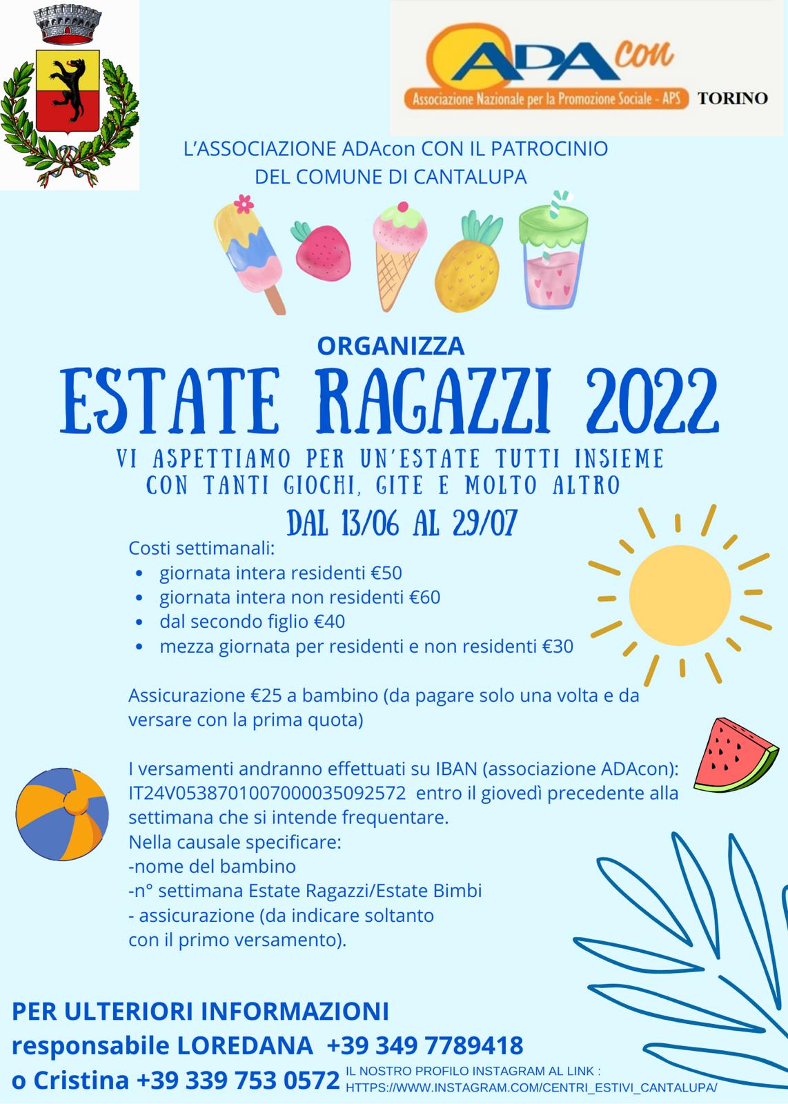 Estate Ragazzi 2022 Estate Ragazzi 2022